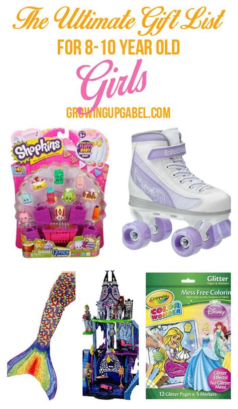 Gift for 8 10 year girl - Best gifts over $100. Best educational gifts for 10-year-old girls. Best outdoor gifts for 10-year-old girls. Best games for 10-year-old girls. Best arts-and-crafts …